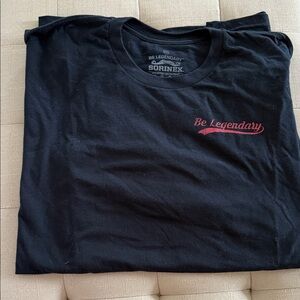 Sorinex Black 'Be Legendary' Men's T-Shirt